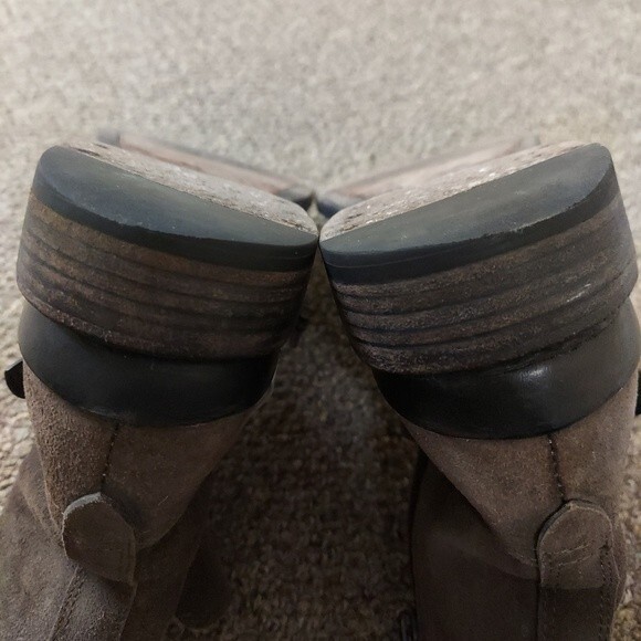 Rag & Bone Shearling Lined Ashford Moto Boots Sz 10 - Picture 8 of 12